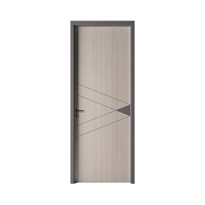 China Modern Design High Quality Sound Insulation Interior Wooden Door For Apartment for sale