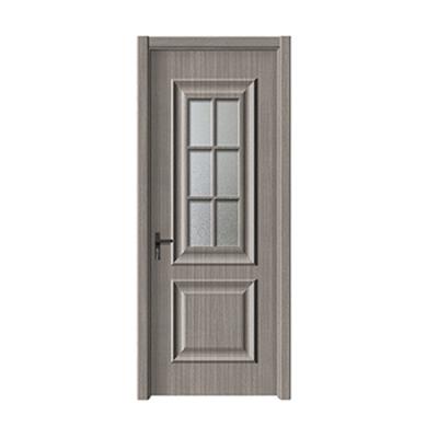 China Decorative Frosted Interior Exterior Glass Doors High Quality Waterproof Bathroom Door Commercial Wpc Frost Water Resistant Types for sale