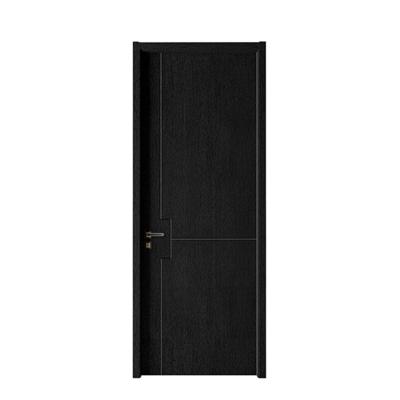 China Direct Sales Paintless Swing Door Interior Door Bedroom Waterproof Solid Wood Lightweight Luxury Door Compound Environmental Protection Paintless for sale