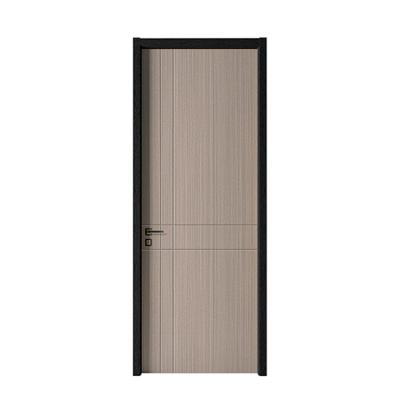 China Custom Modern Minimalist Solid Wood Interior Wooden Composite Doors Set Waterproof Custom Made Bedroom Doors Multi-Specifications Manufacturers for sale