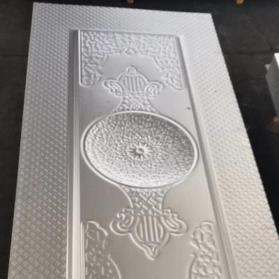 China Waterproof Cold Rolled Metal Door With New Pattern Design Door Skin for sale