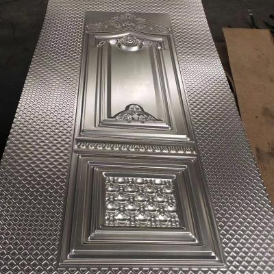 China Waterproof Door Skin Primer Sheet Metal Door Steel Laminated Interior Press Mold Stamped Door Skin Price Canada for sale