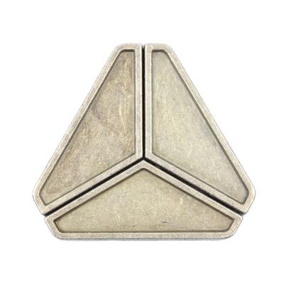 China Educational Toy Fun Jigsaw Puzzles Puzzle Positive Triangle Shape Metal Open 3D Puzzle Toy for sale