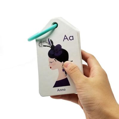 China Paper Customized Baby Toddlers Alphabet Audio Educational Flash Cards For Toddlers for sale