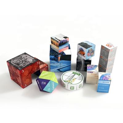 China Magnetic Moving Person Toy Infinite Magic Personal Logo Cube Infinity Cube Toy Fidget for sale