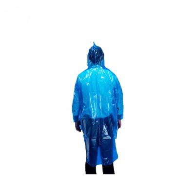 China GECKO MASTER Raincoats High Quality 100% PE Insulation Rain Coat Disposable Plastic Cloth Waterproof Raincoats for sale