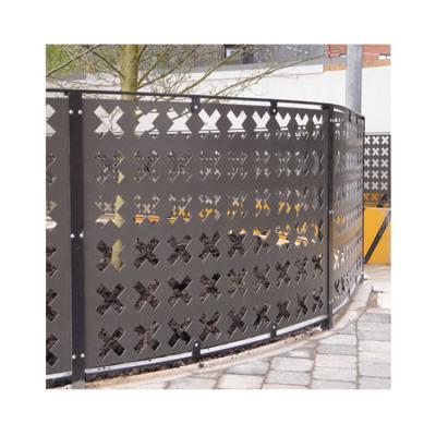 China Easily Assembled Powder Coated Aluminum Garden Metal Yard Gates Fence Gate Decorative Panels Metal for sale