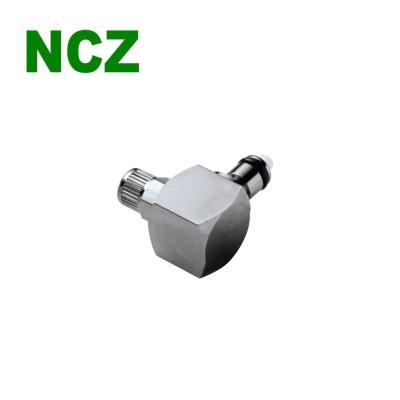 China Print Stores Medical Equipment Water Cooling System Stainless Steel L-shape Two-contact Path 1/8 Quick Fit Valve/no for sale