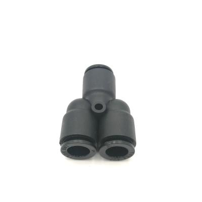 China Printing Stores Quality Assured Plastic Y-Shape (Reducing) Quick Fitting Connector for sale