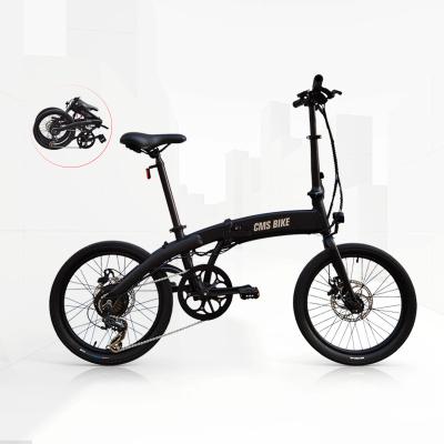 China Aluminum alloy 20 inch folding electric bike mountain bike battery electric bicycle front loaded steaith bomber electric bike for sale