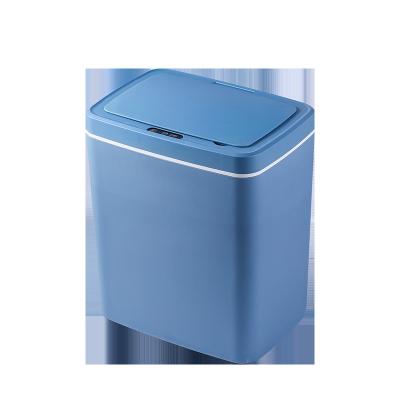 China Induction Type Household Trash Can Bestseller Electronic Touchless Color Sensor Automatic Customized Trash Can for sale