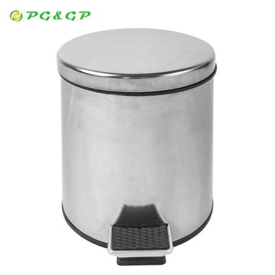 China Rolling Type Logo Customized Penstand Stainless Steel Indoor Simple Modern Logo Customized Trash Can Cover Rolling Type Trash Can With Lid for sale