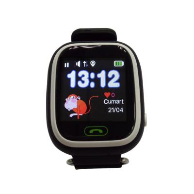 China ABS+Imitation Leather Kids Gps Tracker With SOS Tracking Device Kids Smart Watch for sale