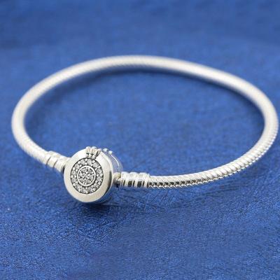 China Pulsera CLASSIC high quality original factory wholesale pandoraer S925 charm fine sterling silver bracelet for women for sale