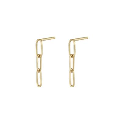 China Yadoo CLASSIC Jewelry S925 Sterling Silver 18k Gold Plated Daily Women Parker Earrings Simple Wear for sale