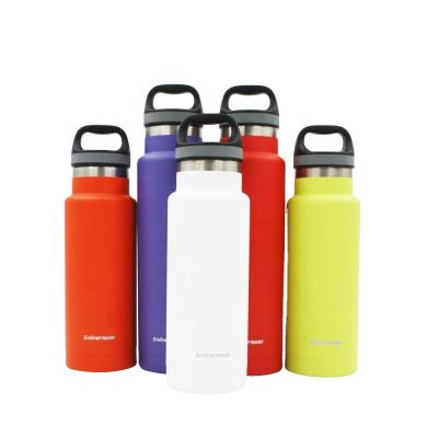 China Sale 1L 304 Stainless Steel Sustainable Hot Water Bottle Outdoor Insulated Vacuum Sports Water Bottle for sale