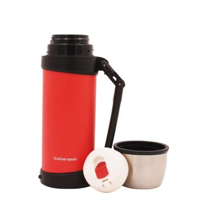 China Factory Direct Wholesale Shinetime Thermal Stainless Steel Flask Business Vacuum 1L Vacuum Flasks And Thermoses Collapsible Support for sale