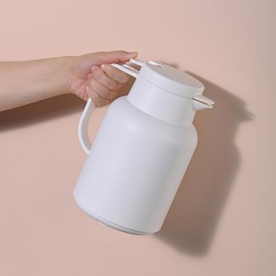 China Hot Feature of New Design 1000ml Vacuum Water Bottle Glass Flask Reservoir Thermo Viable Coffee Teapot Large Capacity for sale