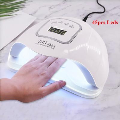 China Portable LED Nail Gel MIQMI 45 LED Nail Lamps 80W Rechargeable Nail Dryer SUNX5 Nail Dryer Nail Dryer Quick Cure UV Lamp 45 LED UV Lamp for sale