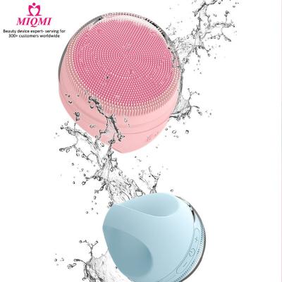 China MIQMI 2021 sonic brush electrico de cepillo de limpieza DEEP CLEANSING facial cleaning personal cleaning brush silicone facial cleanser for sale