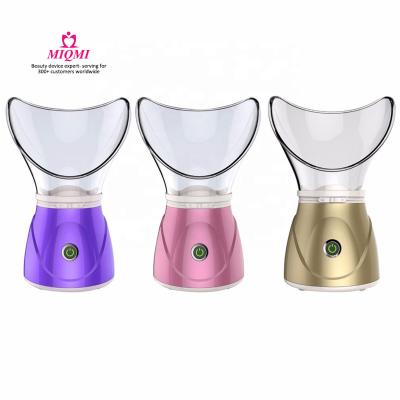 China MIQMI DEEP CLEANSING Mist Moisturizing Pores Face Steamer Sprayer Facial Humidifier Cleansing Facial Steamer For Skin Care for sale