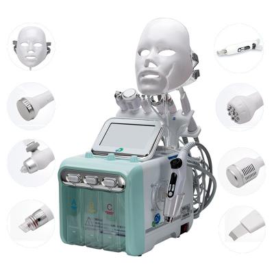 China Skin Tightening 8 in 1 Multifunctional Facial Injector Aqua Jet Peel Beauty Hydrogen and Oxygen Mask Bubble Device Face Jet Machine for sale