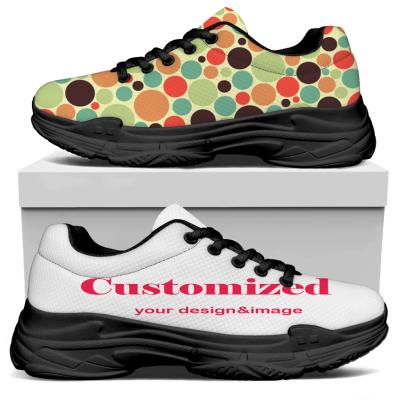 China Custom Anti-Smell Shoe Maker Polynesian Traditional Tribal Print Girls Fashion Vintage Sneakers For Women for sale