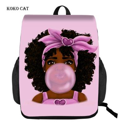 China Factory Wholesale Anti-theft Drawstring Africa Backpack Beauty Princess Bags for Girls Kids Satchel School Bags for sale