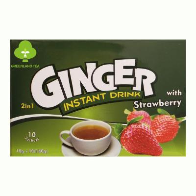 China Tea Drinks Delicious Strawberry Flavored Ginger Tea for sale