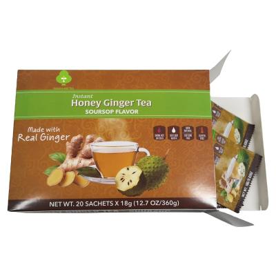 China Instant Soursop Ginger Tea Rich Spikes In Vitamin C And Protein Ginger Drink for sale