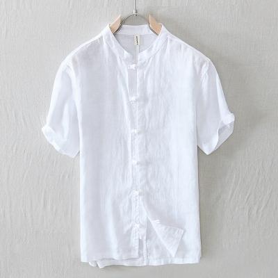 China Anti-pilling China plus size dryfit summer outfits clothing brands linen% private label sweat button up designer 2021 mens luxury mens shirts for sale