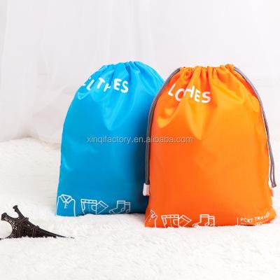 China Factory Price Eco - Friendly Polyester Bag , Polyester Nylon Drawstring Bag for sale