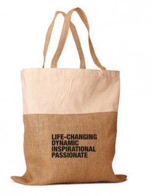 China High Quality Eco - Friendly Printing Jute Sack Shopping Bag for sale