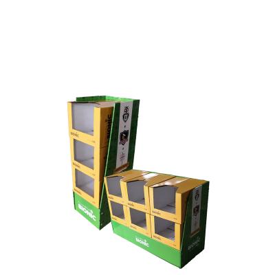 China Wholesale Multifunctional Easy Installation Sustainable Supermarket Pdq Paper Display Box Eco - Friendly for sale