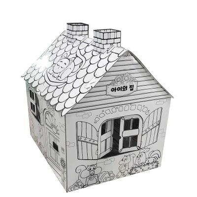 China Recyclable Materials Factory Manufacture Various High Quality Paper House Children Room for sale