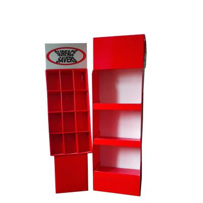 China Eco-friendly Durable Removable Environmental Protection Shop Hook Paper Display Rack For Grocery Store for sale