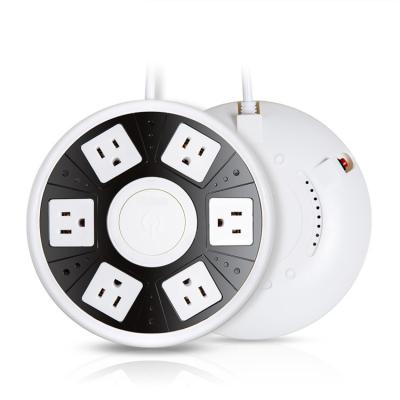 China Desktop Power Strip Us Outlet Usb Power Strip Home Office Electronic Surge Protector Us Plug Extension Smart Socket for sale