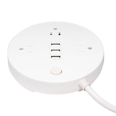 China USB Quick Charge US Stand Outlet Usb Charging Station Charging Station Charger Surge Desktop Power Strip for sale