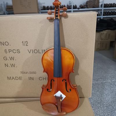 China Good quality flawless master painting student solid classical violin for wholesale for sale