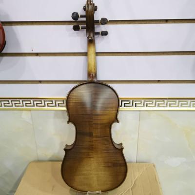 China Impeccable hot selling master solidwood artificial flamed violin in low price for sale