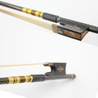 China Full Size Violin Pernambuco Carbon Fiber High Quality Violin Bow In Stock for sale