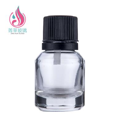 China Cosmetic 15ml 20ml 30ml 50ml clear clean glass bottle with screw cap for essential oil for sale