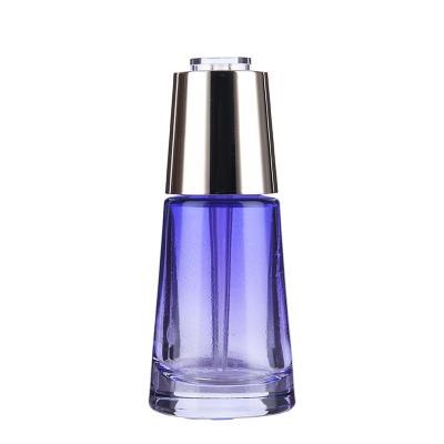 China New Design Cosmetic Bottle Wholesale Cosmetic Packaging 30ml 50ml Glass Bottle And Dropper for sale