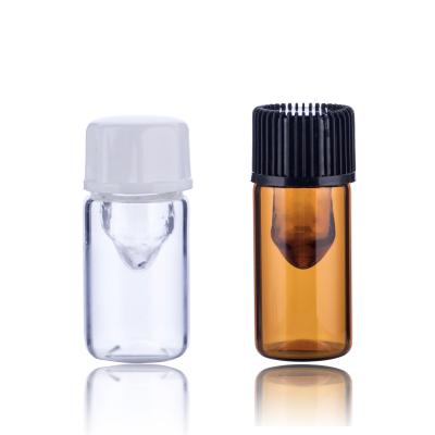 China Hot Clear 10ML Cosmetic / Vial Amber Borosilicate Glass Amber Vial for sale