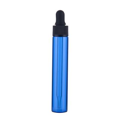 China Cosmetic hot sale vial 5ml 10ml 20ml blue glass oral liquid bottle sale directly from factory for sale