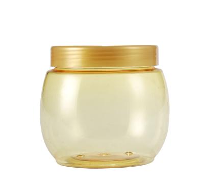 China 50g 110g 200g Big Jar Cosmetic Plastic Jars Round Leak Proof Big Container Plastic Cosmetic Jars With Lids for sale