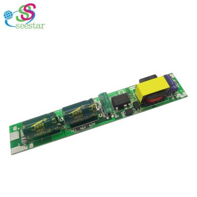 China High Power 30W 350 mA LED T8 T5 Tube Input Voltage Narrow Maximum Led Tube Driver Low PF>0.5 Uninsulated Driver for sale