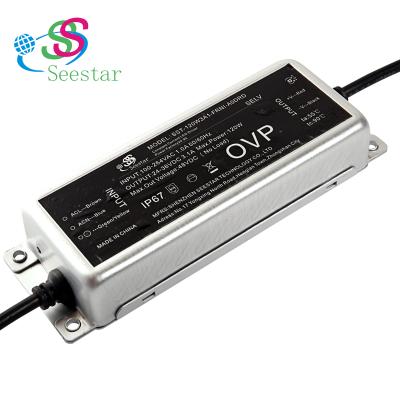 China Street Light / Flood Light 120W Power IP67 IP65 HPF OVP Low THD 6KV Led Driver For Street Light Flood Light for sale