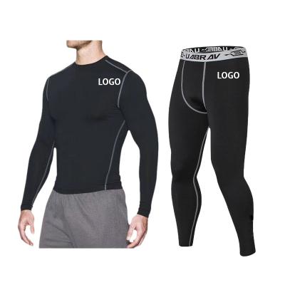 China Autumn And Winter Plush Sportswear Men'S Wholesale Breathable Long Sleeved Sportswear Long Sleeved Running Suit for sale