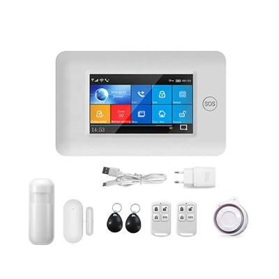 China Plastic Lifetime GSM+WIFIF APP ABS 2G Wireless Alarm Smart Security Alarm System for sale